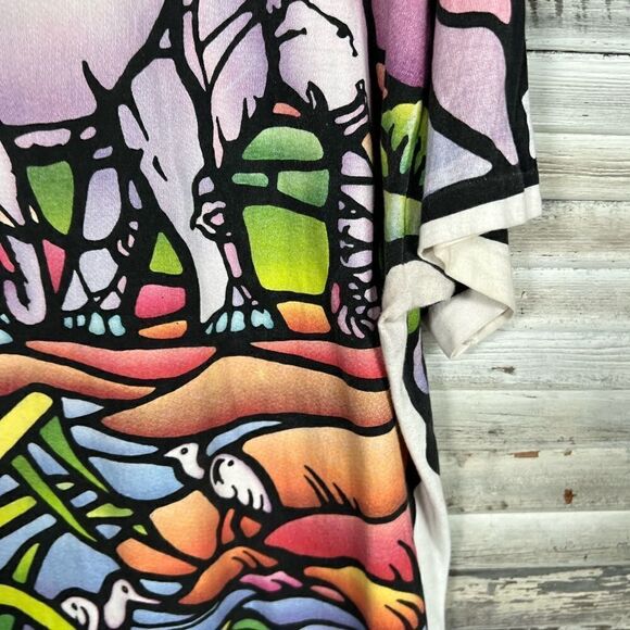 Vintage Elephant Stained Glass AOP Shirt - Picture 10 of 13